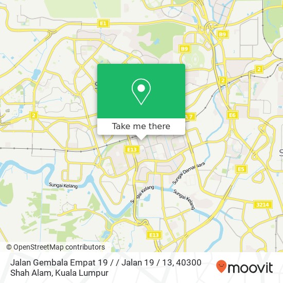 Jalan Gembala Empat 19 / / Jalan 19 / 13, 40300 Shah Alam map