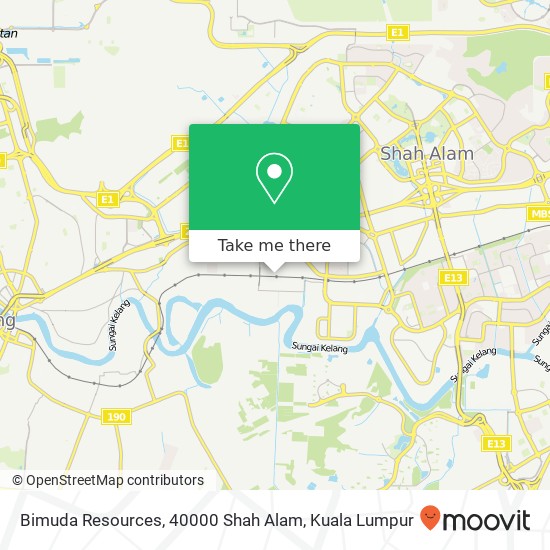 Peta Bimuda Resources, 40000 Shah Alam
