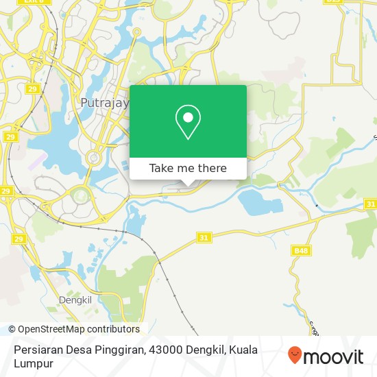 Persiaran Desa Pinggiran, 43000 Dengkil map