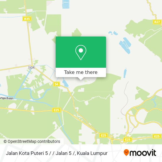 Peta Jalan Kota Puteri 5 / / Jalan 5 /