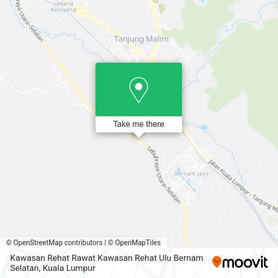 Kawasan Rehat Rawat Kawasan Rehat Ulu Bernam Selatan map