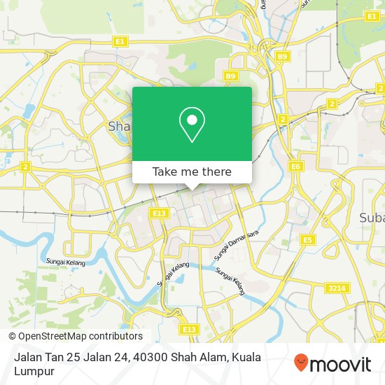 Jalan Tan 25 Jalan 24, 40300 Shah Alam map