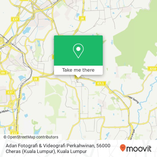 Adan Fotografi & Videografi Perkahwinan, 56000 Cheras (Kuala Lumpur) map