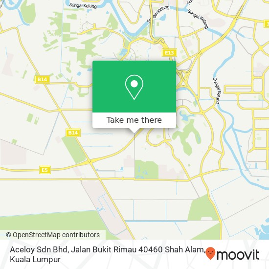 Aceloy Sdn Bhd, Jalan Bukit Rimau 40460 Shah Alam map
