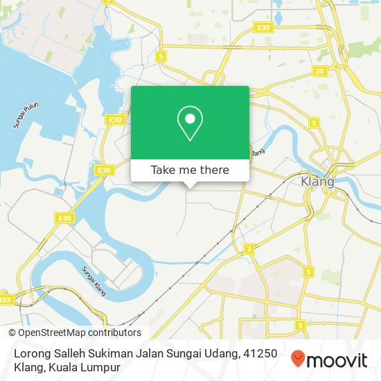 Lorong Salleh Sukiman Jalan Sungai Udang, 41250 Klang map