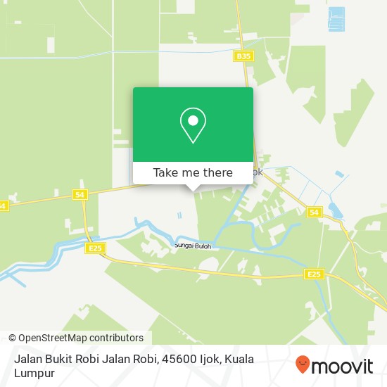 Jalan Bukit Robi Jalan Robi, 45600 Ijok map