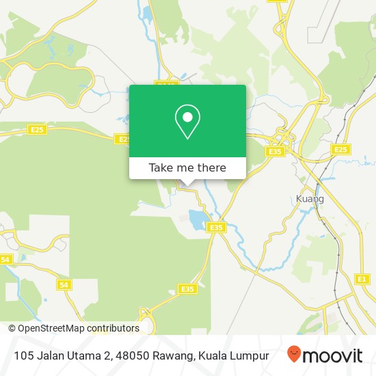 105 Jalan Utama 2, 48050 Rawang map