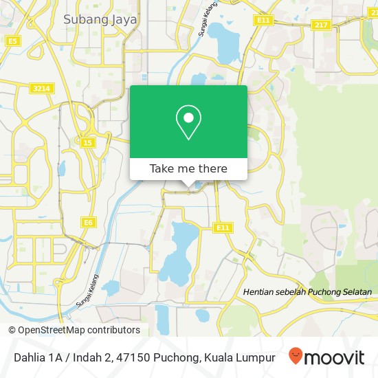 Dahlia 1A / Indah 2, 47150 Puchong map