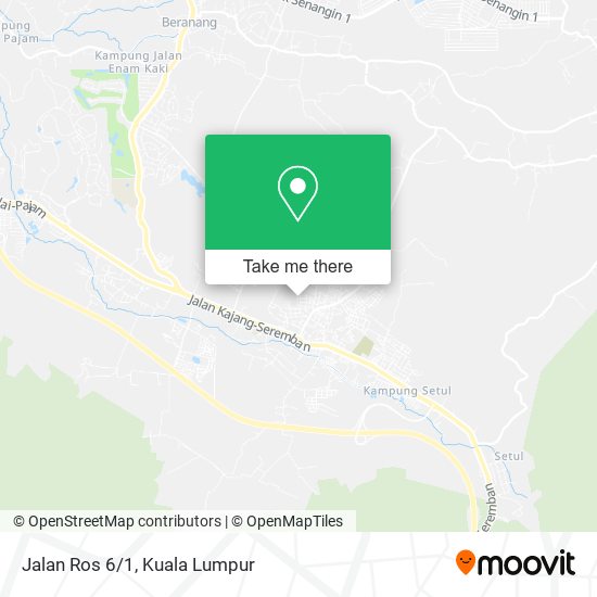 Peta Jalan Ros 6/1