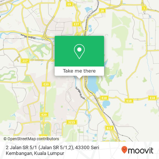 2 Jalan SR 5 / 1 (Jalan SR 5 / 1,2), 43300 Seri Kembangan map