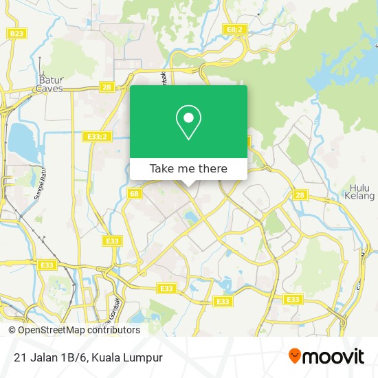 21 Jalan 1B/6 map