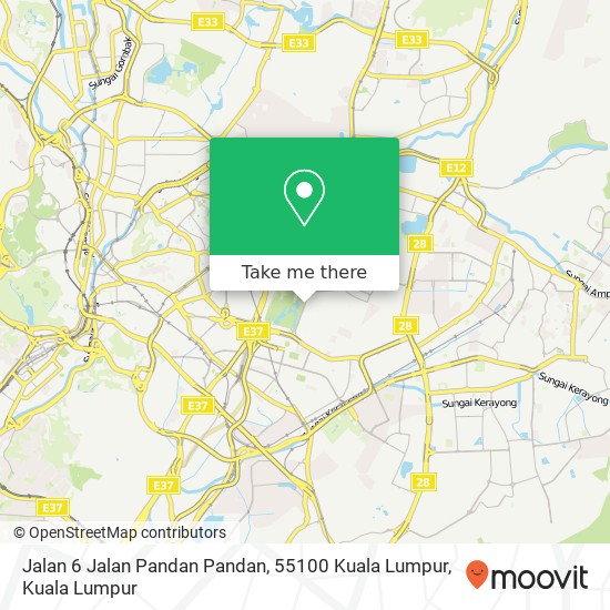 Jalan 6 Jalan Pandan Pandan, 55100 Kuala Lumpur map