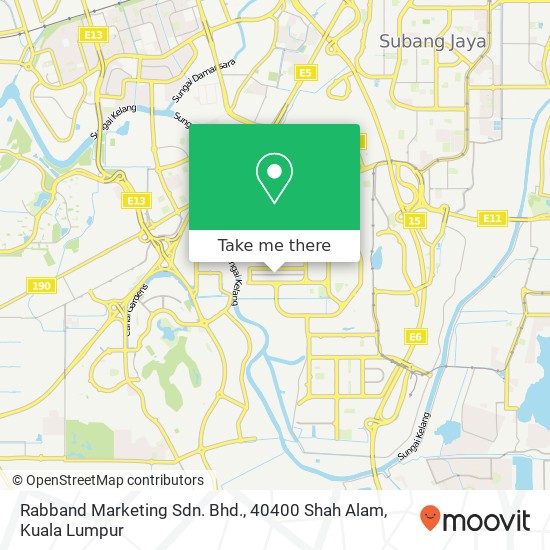 Rabband Marketing Sdn. Bhd., 40400 Shah Alam map