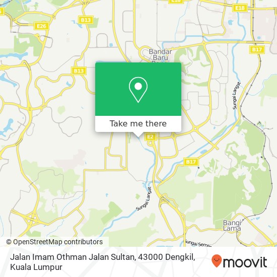 Jalan Imam Othman Jalan Sultan, 43000 Dengkil map