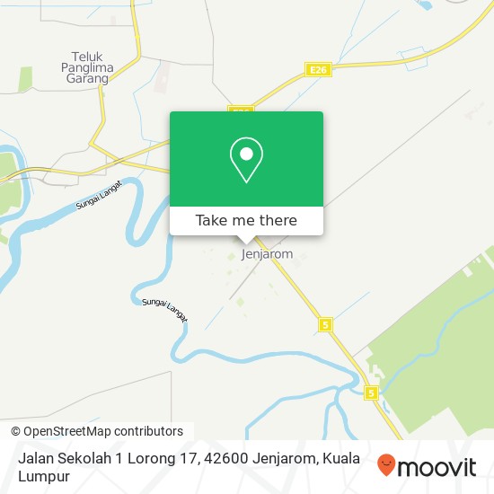 Jalan Sekolah 1 Lorong 17, 42600 Jenjarom map