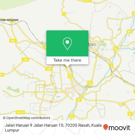 Jalan Haruan 9 Jalan Haruan 10, 70200 Rasah map