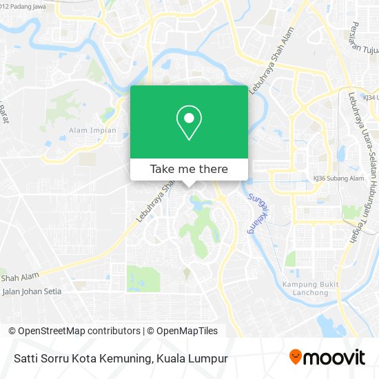 Peta Satti Sorru Kota Kemuning