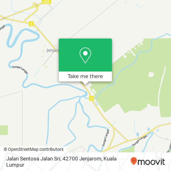 Peta Jalan Sentosa Jalan Sri, 42700 Jenjarom