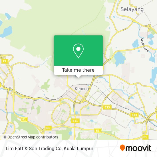 Lim Fatt & Son Trading Co map