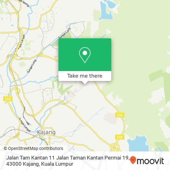 Jalan Tam Kantan 11 Jalan Taman Kantan Permai 19, 43000 Kajang map