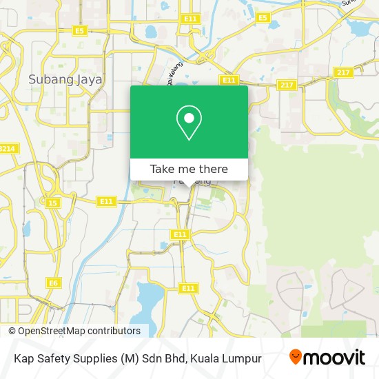 Kap Safety Supplies (M) Sdn Bhd map