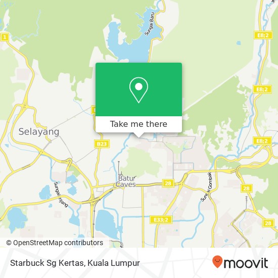 Starbuck Sg Kertas map