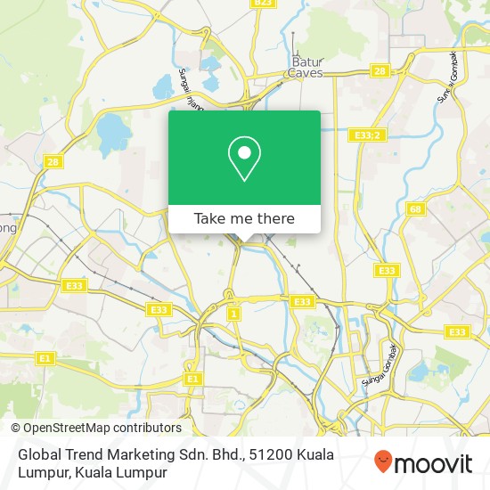 Global Trend Marketing Sdn. Bhd., 51200 Kuala Lumpur map