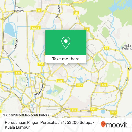 Perusahaan Ringan Perusahaan 1, 53200 Setapak map