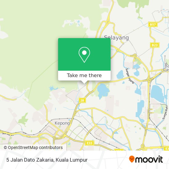 Peta 5 Jalan Dato Zakaria