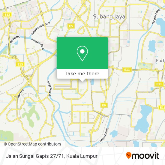 Jalan Sungai Gapis 27/71 map