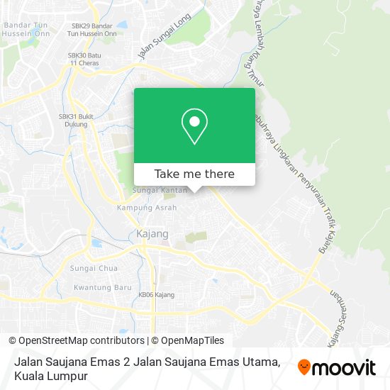 Jalan Saujana Emas 2 Jalan Saujana Emas Utama map