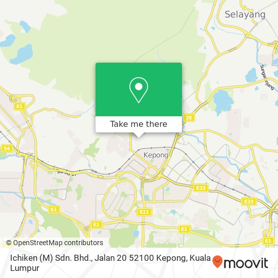 Peta Ichiken (M) Sdn. Bhd., Jalan 20 52100 Kepong