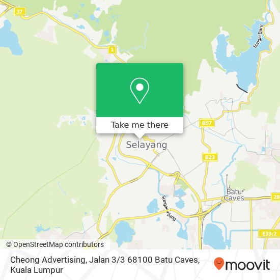 Cheong Advertising, Jalan 3 / 3 68100 Batu Caves map