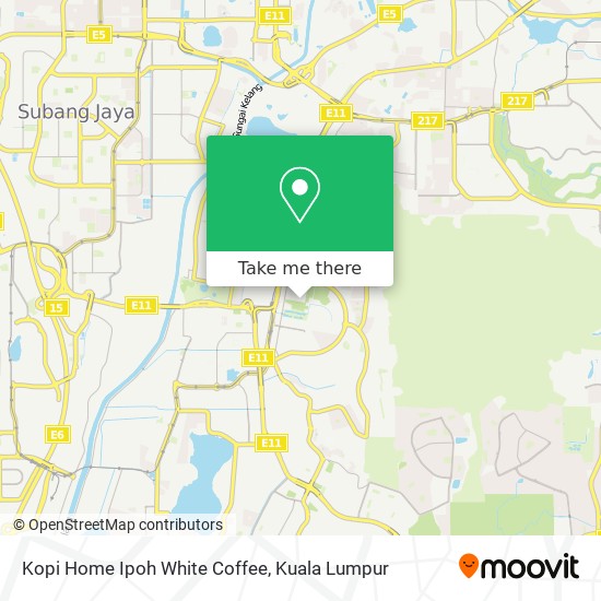 Kopi Home Ipoh White Coffee map