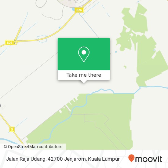 Peta Jalan Raja Udang, 42700 Jenjarom