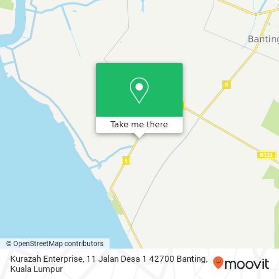 Kurazah Enterprise, 11 Jalan Desa 1 42700 Banting map