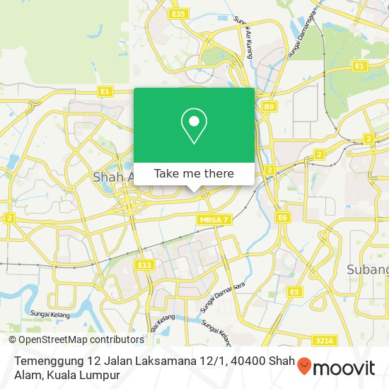 Temenggung 12 Jalan Laksamana 12 / 1, 40400 Shah Alam map