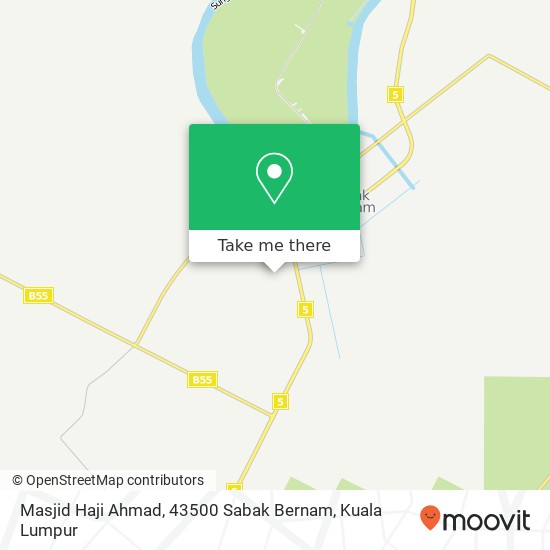 Masjid Haji Ahmad, 43500 Sabak Bernam map