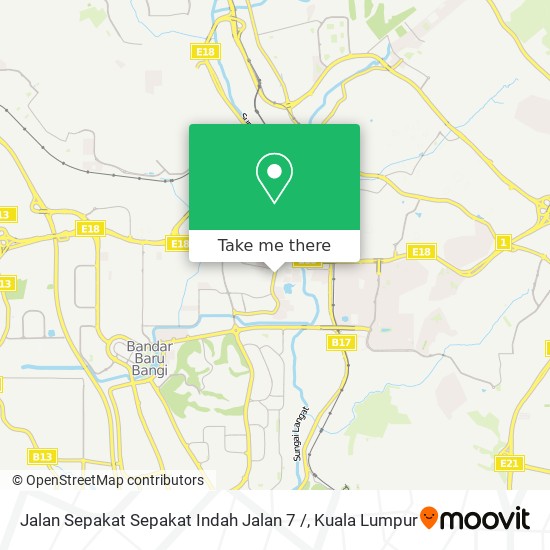 Jalan Sepakat Sepakat Indah Jalan 7 / map