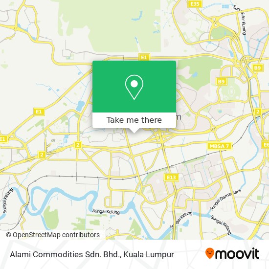 How To Get To Alami Commodities Sdn Bhd In Shah Alam By Bus Or Mrt Lrt