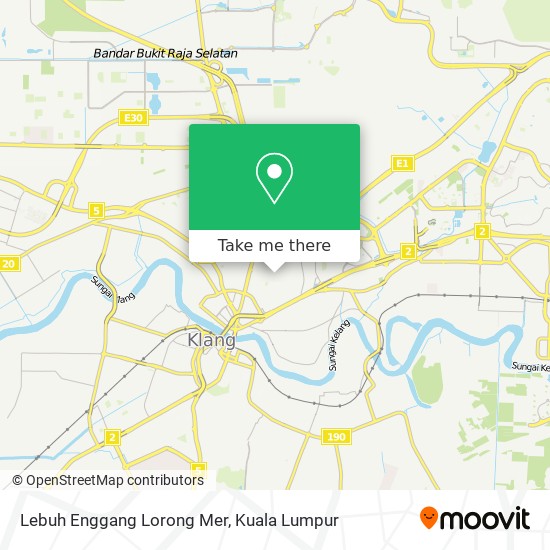 Lebuh Enggang Lorong Mer map