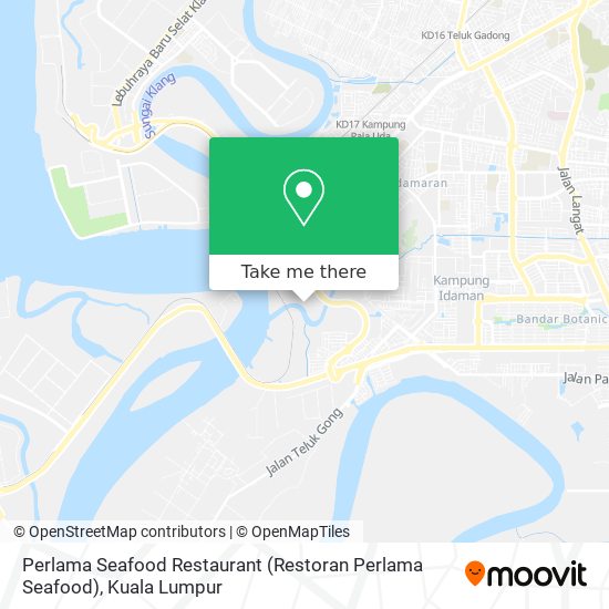 Peta Perlama Seafood Restaurant (Restoran Perlama Seafood)