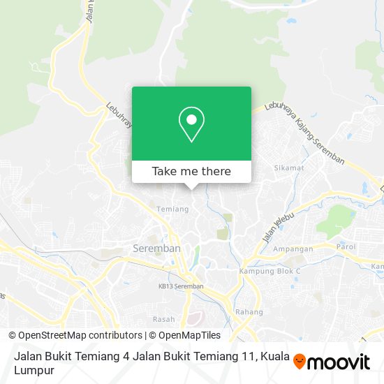 Jalan Bukit Temiang 4 Jalan Bukit Temiang 11 map