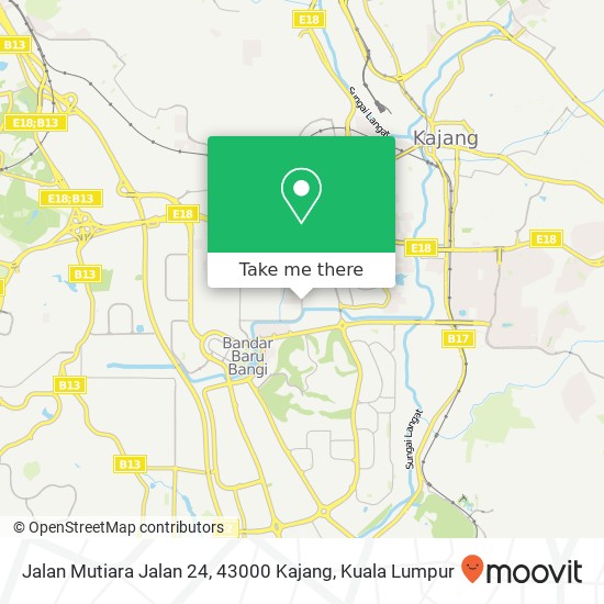 Jalan Mutiara Jalan 24, 43000 Kajang map