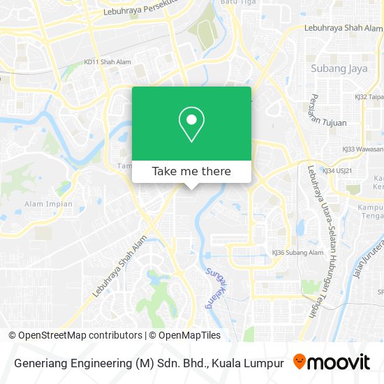 Generiang Engineering (M) Sdn. Bhd. map