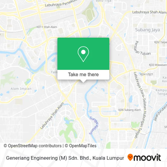 Generiang Engineering (M) Sdn. Bhd. map