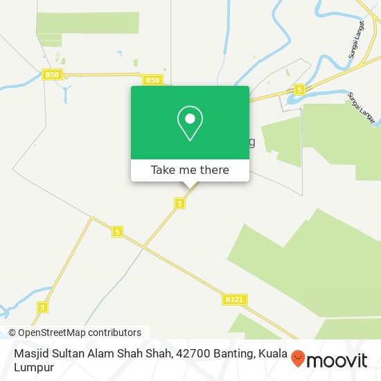 Masjid Sultan Alam Shah Shah, 42700 Banting map