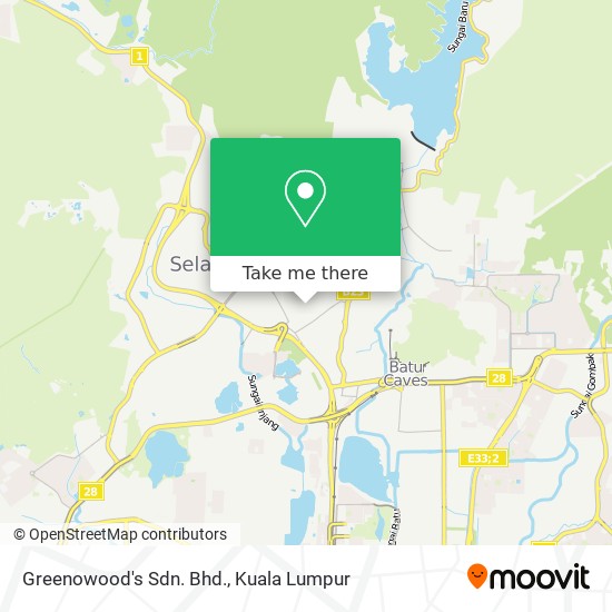 Greenowood's Sdn. Bhd. map