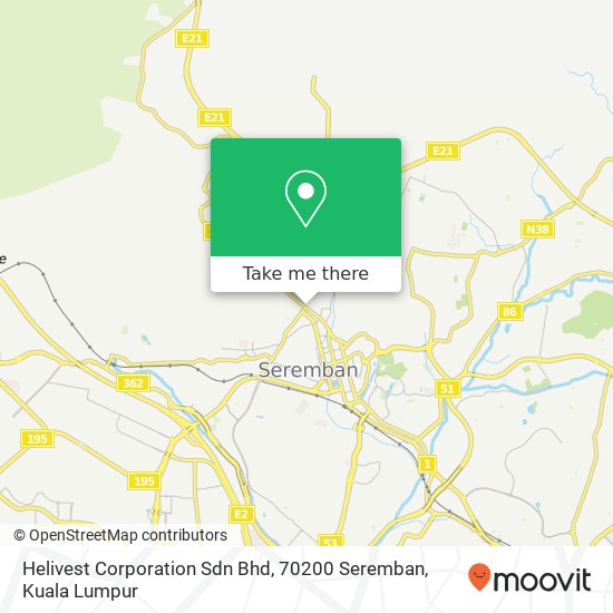 Helivest Corporation Sdn Bhd, 70200 Seremban map