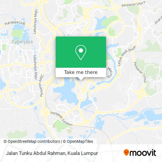Jalan Tunku Abdul Rahman map